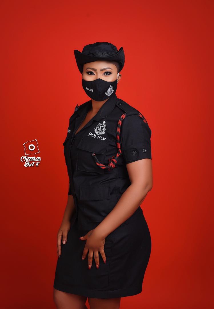 Ghana’s Most Beautiful Police Officer Maya Drops Stunning Photos On ...