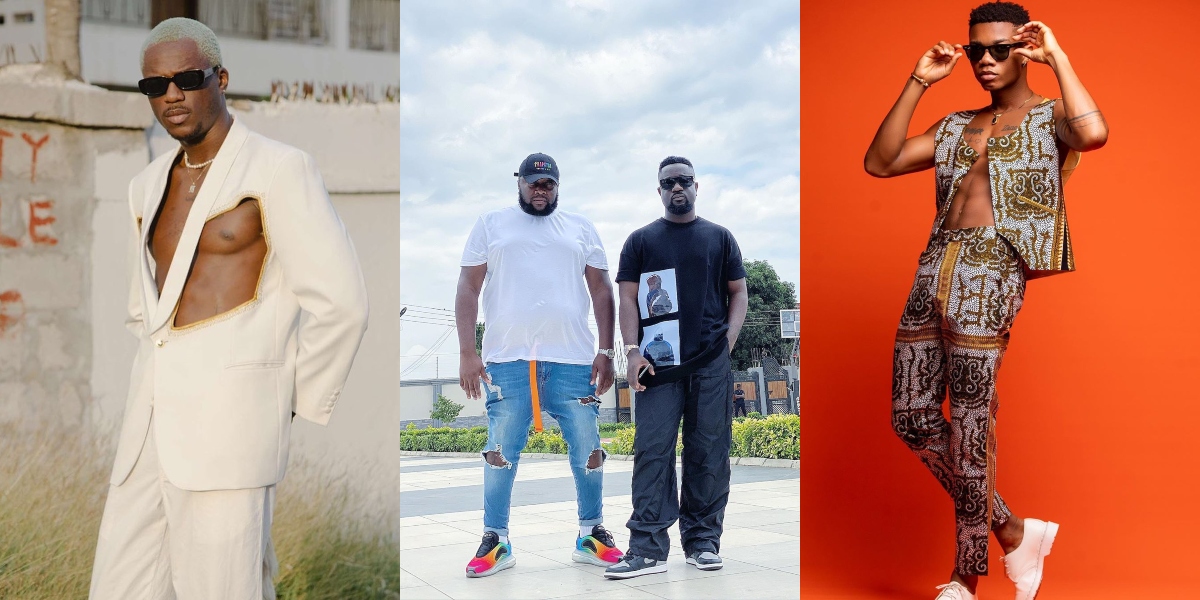 Sarkodie, Kidi, Dee Money And Other Top Musicians Storm Joey B’s House To Celebrate His Birthday (Watch Video)