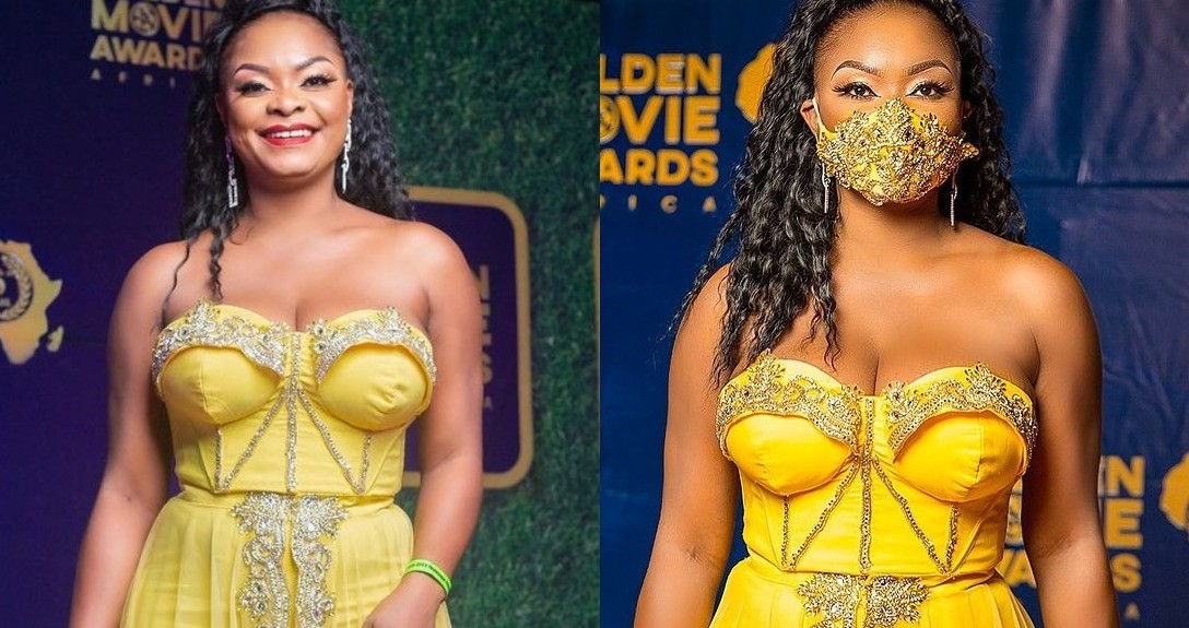 Vexmad Beverly Afaglo Angrily Reacts To Reports Saying That She Was One Of The ‘Worst Dressed Celebrities’ At The 2020 Golden Movie Awards