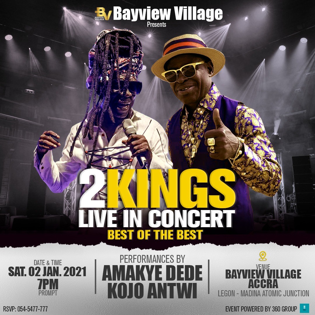 Kojo Antwi, Amakye Dede To Perform At 2 Kings Live In Concert
