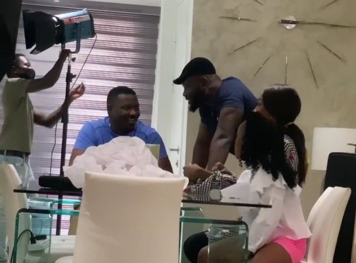  John Dumelo And Prince David Osei Reunite On Set Following  2020 Political Differences (Video)