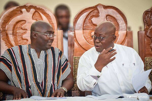Veep Bawumia And President Akufo-Addo Captured Jubilating After The Supreme Court Dismissed John Mahama’s Election Petition (Video)