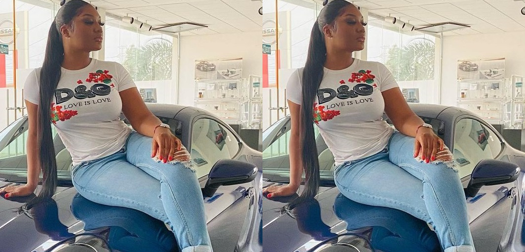 PHOTO: Sandra Ankobiah Storms Social Media With First Photos Of Her New Estimated Ghc5734,000 2021 Porsche 911 Carrera Car As She Finally Receives It