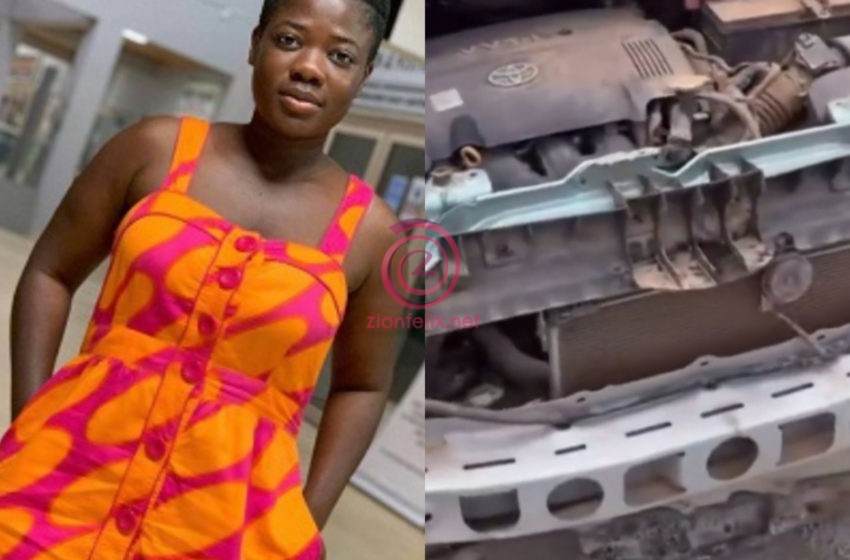  Video: TikTok Star, Asantewaa Involved In A Motor Accident