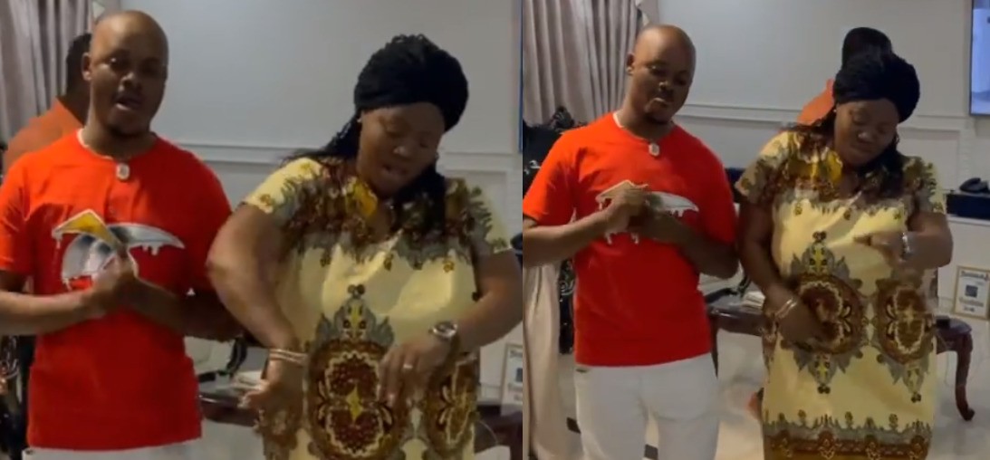 Mercy Asiedu Shows Off Wicked Dance Moves As She Boogies At Her Plush Hall With Her Children – Video