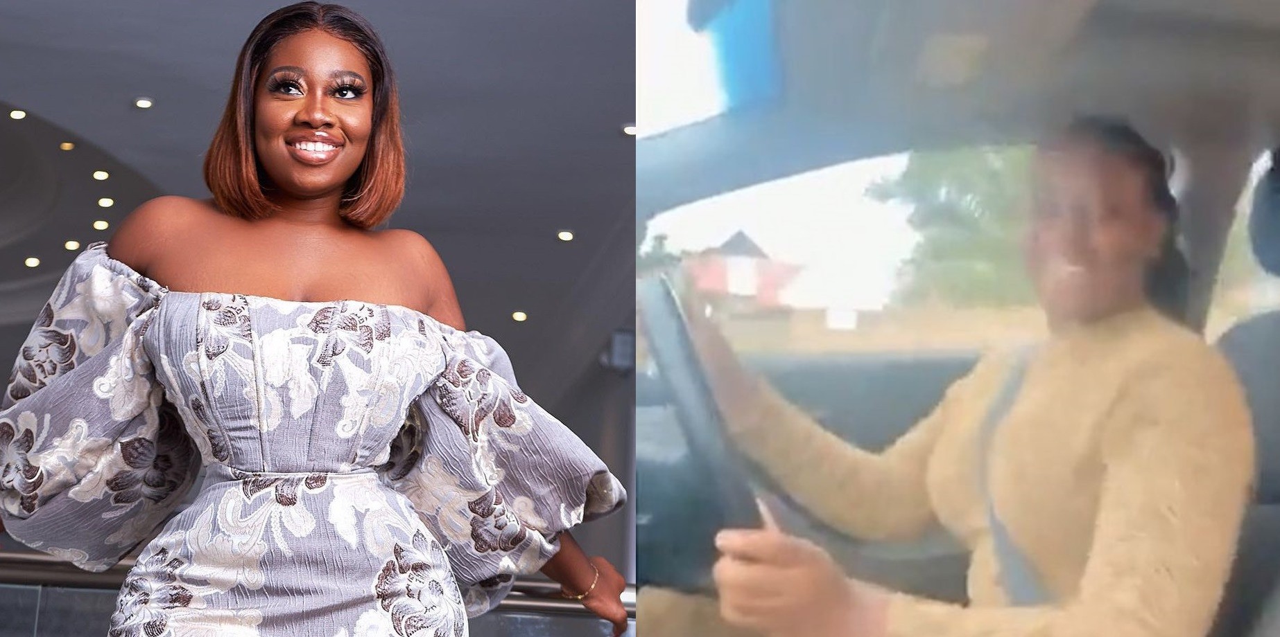 Shugatiti Gets  Her First Brand New Car; Takes Her Beautiful Friends On A Test Drive – Watch Video