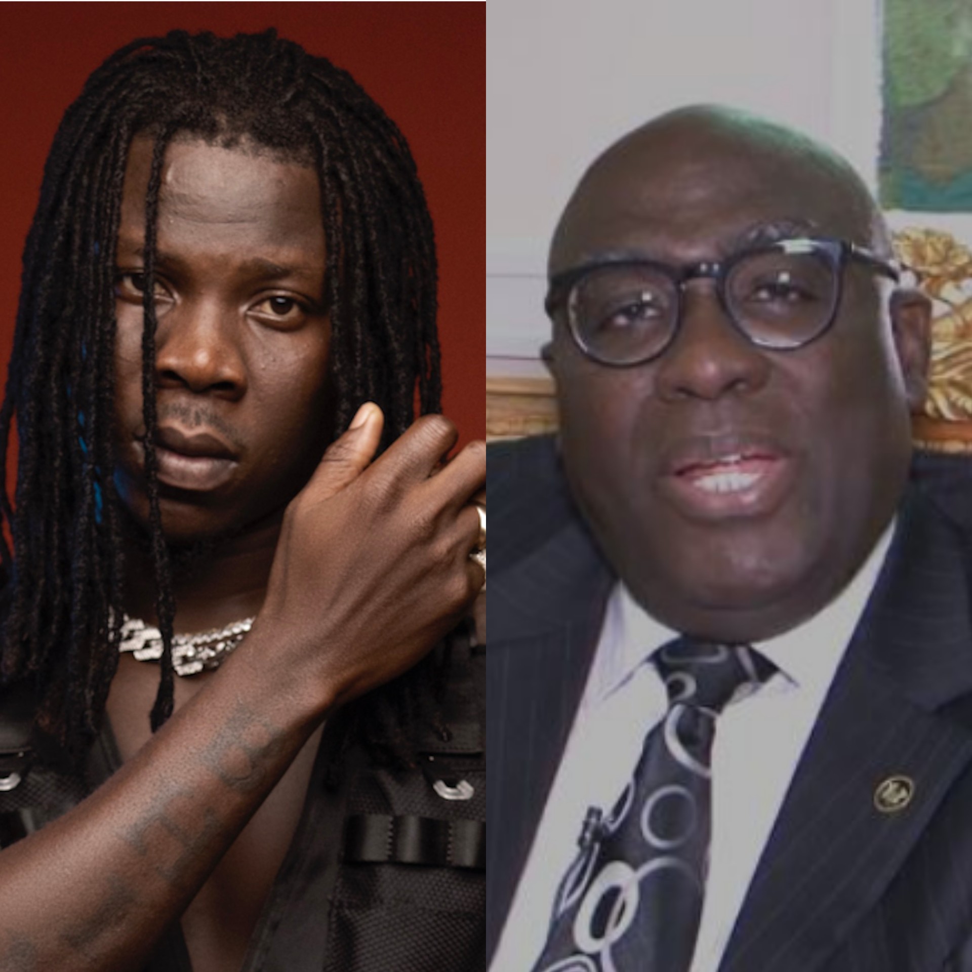 Stonebwoy Shocks Ghana’s High Commissioner To UK As He Reveals The Highest Amount He Has Received As Royalties From GHAMRO  (Video)