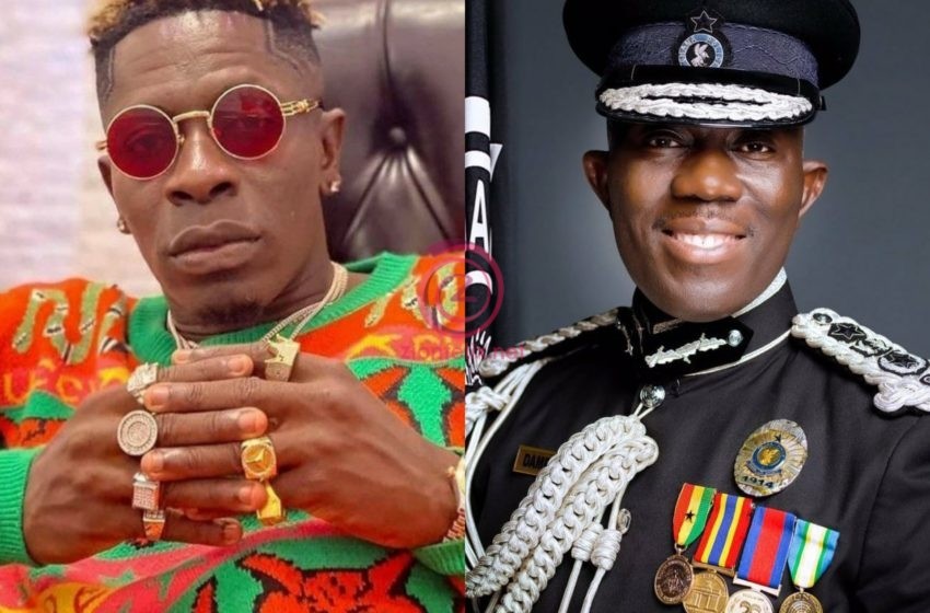  Controversial Photo Showing Shatta Wale Kneeling Before IGP Surfaces Online