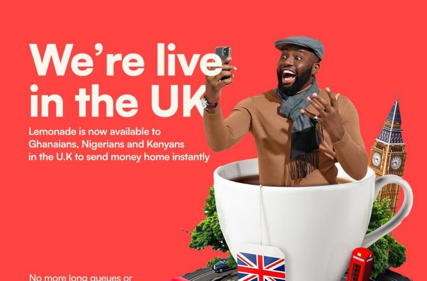  With Lemonade Finance, Ghanaians In The U.K Can Send Money Home For Free