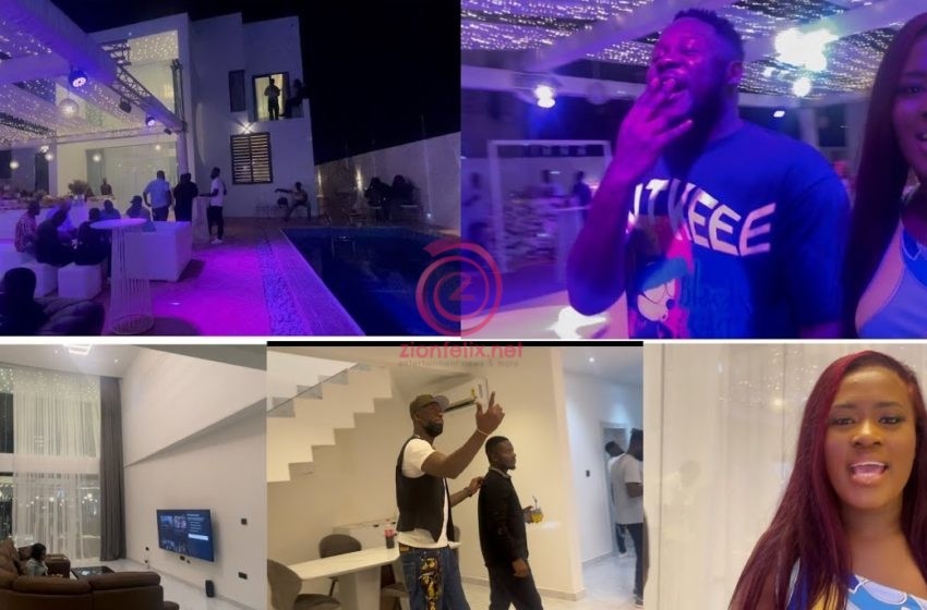  Fella Makafui Reveals The Number Of Houses They Have After They Built One For Their One-Year-Old Daughter – Video
