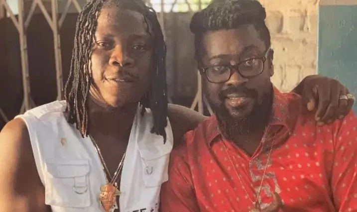 Stonebwoy Spotted Recording Another Song With Jamaican Super Star, Beenie Man – Watch Video