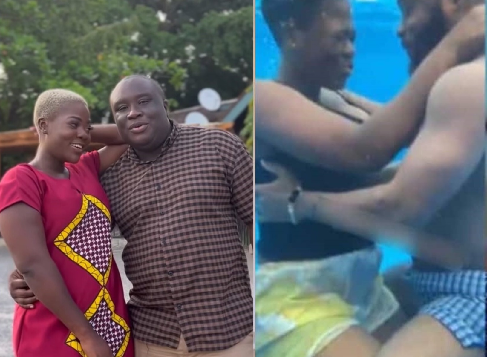  TikTok Star, Asantewaa Finally Posts Video Of Lovey-Dovey Moment With Husband To Deny Claims Of Cheating With Her Manager