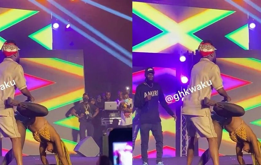  Watch Video Of The Moment 48 Years Old, Beenie Man Nearly Broke The W@ist Of A Young Lady With His At0pa Dance Moves At Stonebwoy’s Bhim Concert