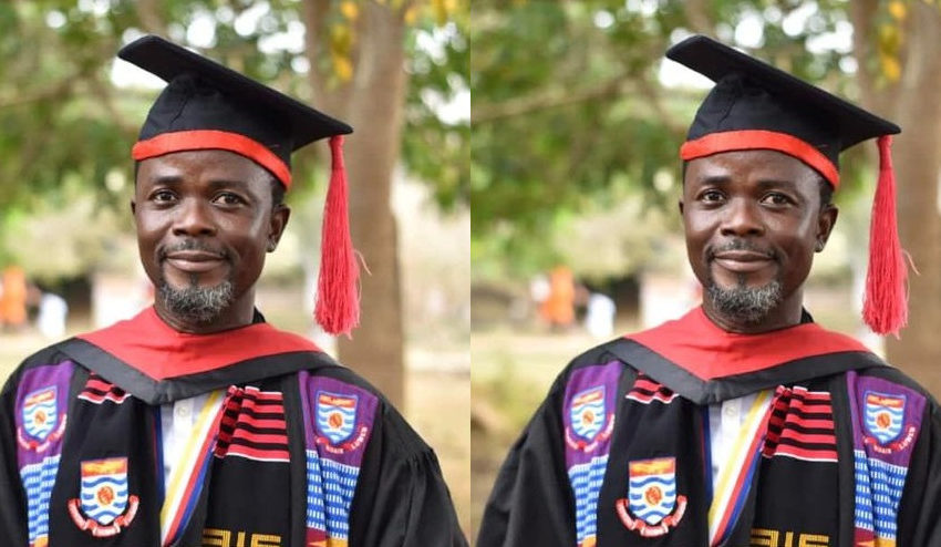  Popular Sports Journalist, Dan Kwaku Yeboah Graduates From UCC With A Master’s Degree In Communication Studies – Photos