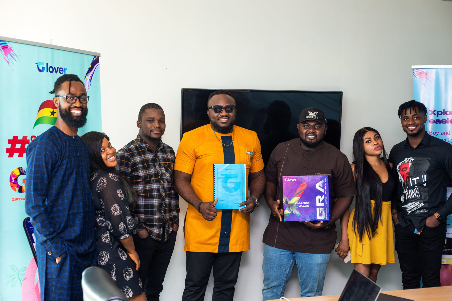 Glover Takes Ghana And Kicks Off Business Operations, Onboards DKB, Fella Makafui And Six Other Leading Media Influencers