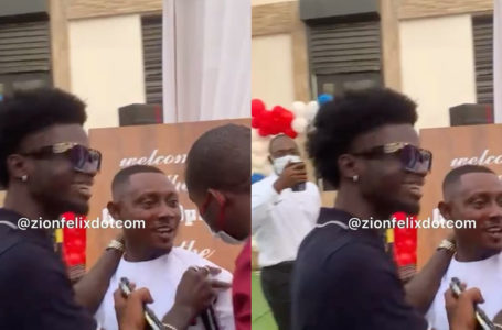 Watch Video Of The Embarrassing Moment A Fan Was Dragged Away Like A ‘Thief’ After He Forcefully Tried To Give Kuami Eugene A Hug In Public