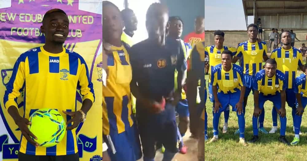 Lilwin Mesmerizes Fans As He Plays His First Official Match For New Edubiase United Football Club – Watch Videos