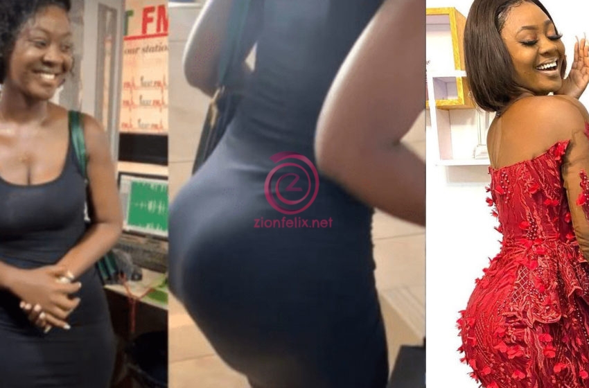  More Adorable Photos And Videos Of The Beautiful Heavily Endowed kenkey Seller Who Caused ‘Traffic’ At Neat FM Pop Up