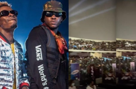 #FreedomWaveConcert: Shatta Wale And Medikal Get Fans Cr@zy As They Get Accra Sports Stadium Filled With Music Lovers (+video)