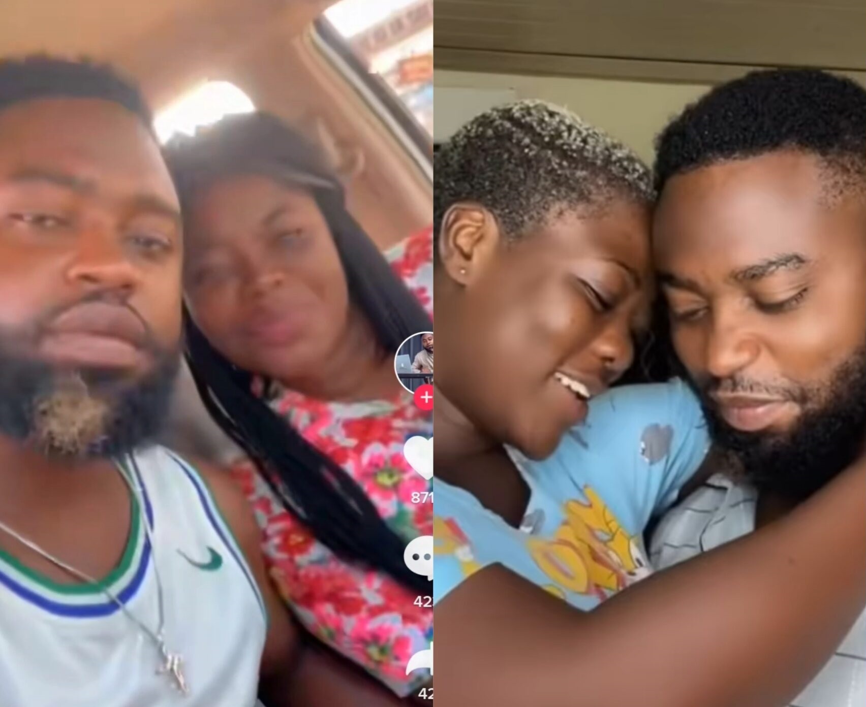 Asantewaa’s Manager Shows Off His Pretty Fiancée In New Cosy Video Amid Allegations That He Is Cheating With The Actress