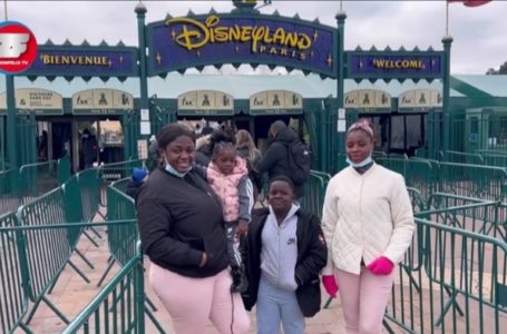Tracey Boakye Chills At Disneyland With Her Kids And Nanny In France (Video)