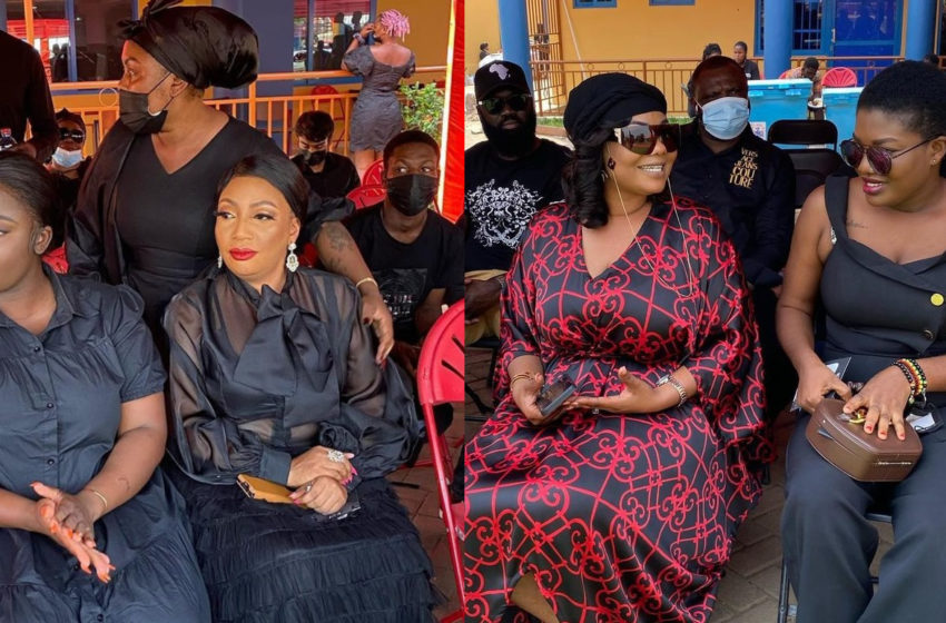  Top Celebrities Attend Afia Schwarzenegger’s Father One-week Observation To Mourn With Her – Videos