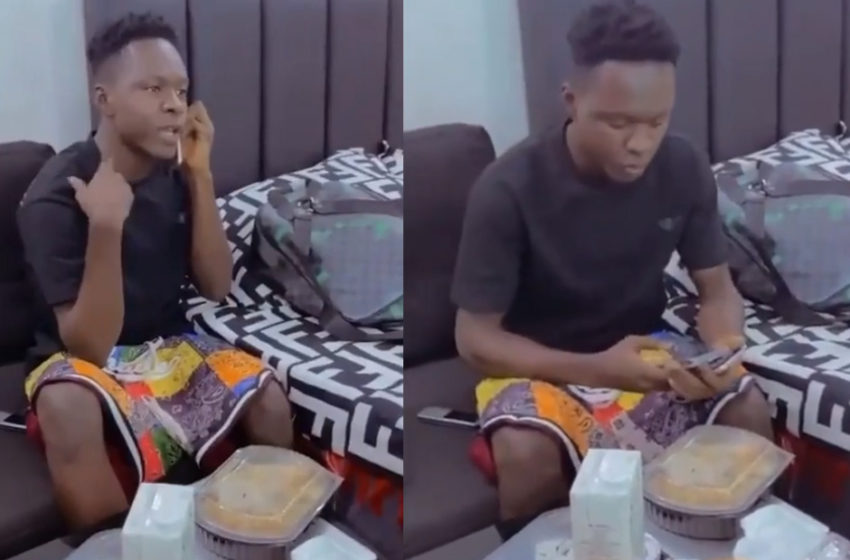  Young Man In Tears As His Girlfriend Dumps Him For Sugar Daddy Who Bought Her An iPhone – Watch Video