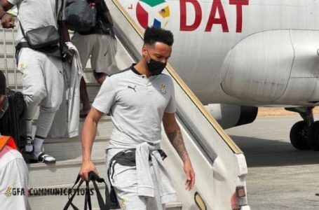 Photos: Black Stars Touch Down In Ghana following AFCON Fiasco