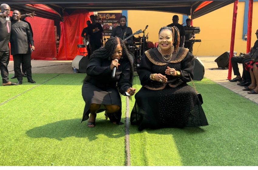  Nana Agradaa Steals The Show At The One Week Celebration of Afia Schwarzennegar’s Father (Video)