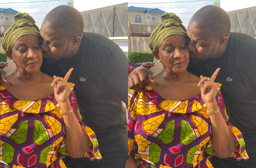  John Dumelo Shares Lovely Photos Of His Mother As She Celebrates Her 70th Birthday