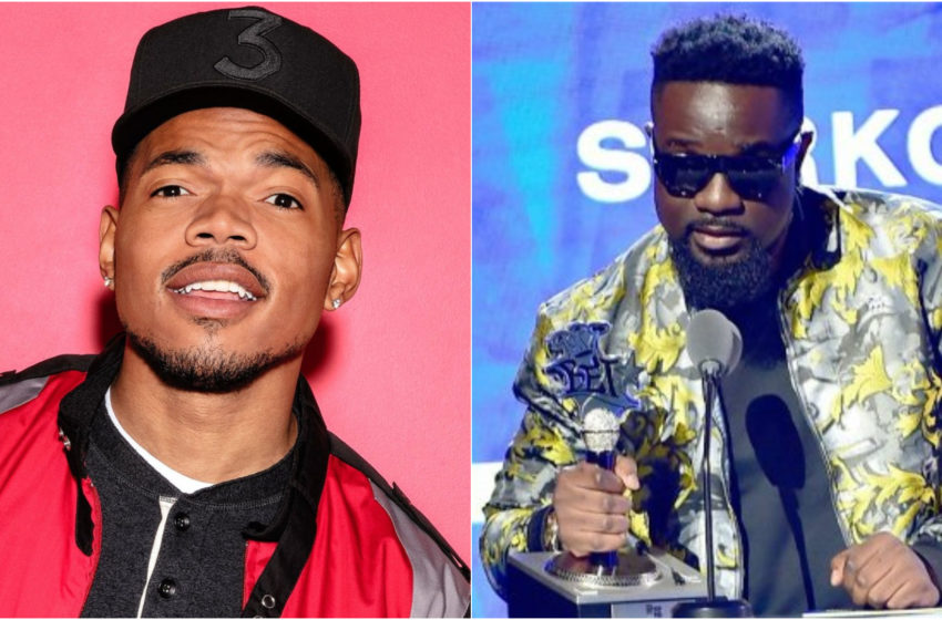  Sarkodie Reacts After American Rapper, Chance Said He Is The Only Top Act He Has Not Met After He Came To Ghana