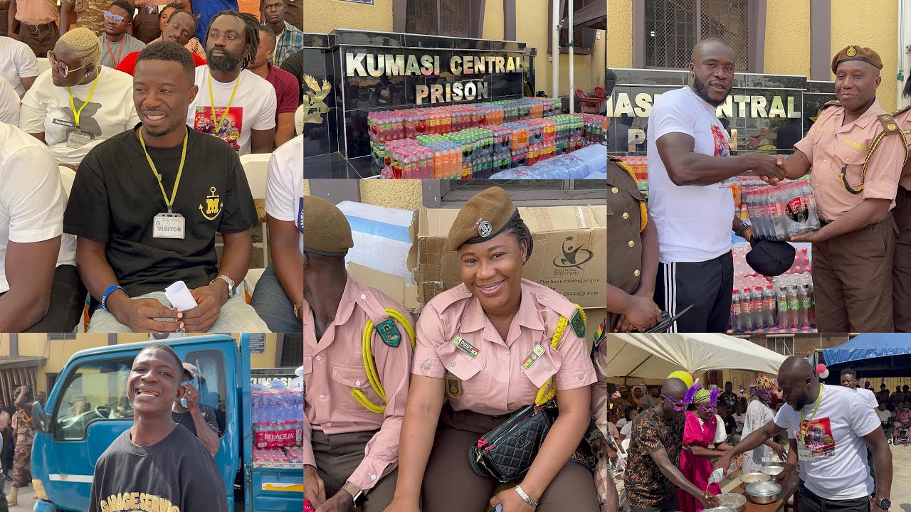 VIDEO: Dr. Likee And Team Surprise Inmates At Kumasi Central Prisons With Gifts Ahead Of The Yuletide